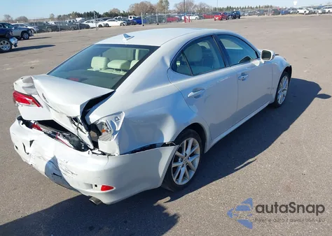 2011 Lexus Is 350 from USA, damaged, VIN JTHCE5C27B5002017